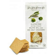 The Fine Cheese Co. Gluten Free Extra Virgin Olive Oil & Sea Salt Crackers - 100g